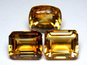 [Shimoe]最落無し！１円～合計２１．３ｃｔ　シトリンルース