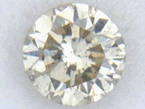 [Shimoe]最落無し！１円～VERY LIGHT BROWN　I-１　GOOD　０．２５８ｃｔ　天然ダイヤルース