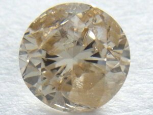 [Shimoe]最落無し！１円～薄目のブラウンカラー系　Iクラス　０．７４ｃｔ　天然ダイヤルース