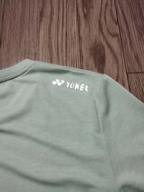 【新品特価!定価5170円が70％OFF!】YONEX ヨネックス テニス ユニTシャツ スモークグリーン Tシャツ(16595-355)/ サイズO_画像4