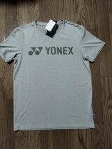 【新品特価!定価5170円が70％OFF!】YONEX ヨネックス テニス ユニTシャツグレー Tシャツ(16595-010) / サイズO_画像2