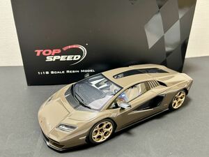 1/18 ランボルギーニ カウンタック LPI 800-4 ダークブロンズ [TOP SPEED]