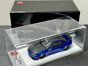 Garage Active ACTIVE R33 GT-R Wide body Concept （キャンディブルー / カーボンボンネット） （1/43スケール EIDOLON（アイドロン） ）