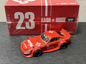 ダットサン KAIDO フェアレディ Z MOTUL Z V2 （右ハンドル） （1/64スケール ダイキャスト MINI GT KHMG036）