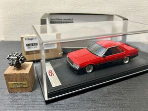 ignition model 1/43 Nissan Skyline 2000 RS-TURBO (R30) エンジン付き