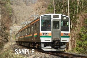 211系　吾妻線【鉄道写真21004】KGサイズ☆