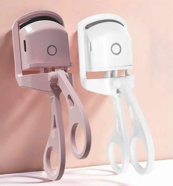 【新品・未使用】ホットビューラー　EyelashCurler充電ケーブル付ピンク