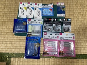 ☆ ダイソー他　ジグヘッド　オフセットフック　ワ－ムセット　未使用品　☆