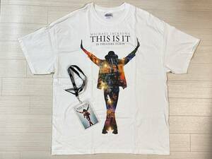 MICHAEL JACKSON 2009 THIS IS IT Tシャツ ＆ プロモストラップ マイケル・ジャクソン ディス・イズ・イット キング・オブ・ポップ