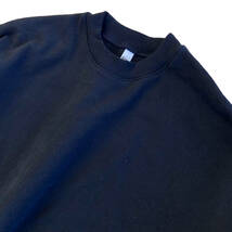 LOS ANGELES APPAREL　14oz FLEECE CREW　ロサンゼルスアパレル クルーネック スウェット ネイビー　XLサイズ　14oz FLEECE MADE IN USA_画像2