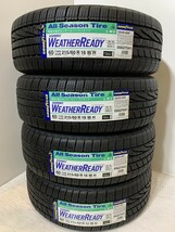 保管袋付 在庫少【送料無料】未使用オールシーズン4本セット 215/60R16 95H(SGY135-1)GOODYEAR ASSURANCE WEATHERREADY 215/60/16 20年～_画像1