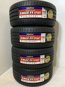 保管袋付【送料無料】未使用夏タイヤ４本セット 245/40R18 93Y(SGY114-19)GOODYEAR EAGLE F1 SPORT 245/40/18 2020年～2021年