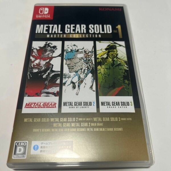 【Switch】 METAL GEAR SOLID:MASTER COLLECTION Vol.1 初回特典付き