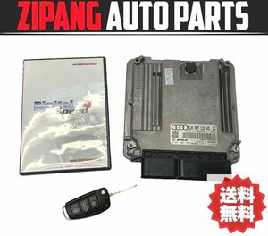 AU119 8J TTSクーペ CDL ★デジタルスピード エンジン コンピューター ECU 鍵/CDロム 付 ★ロム書き換え品 ★動作OK/エラー無し ○