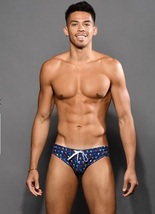 即決新品 7969-Paims S-アンドリュー クリスチャン Andrew Christian Palms Bikini スイムビキニブリーフ 現品表記サイズ S_画像3