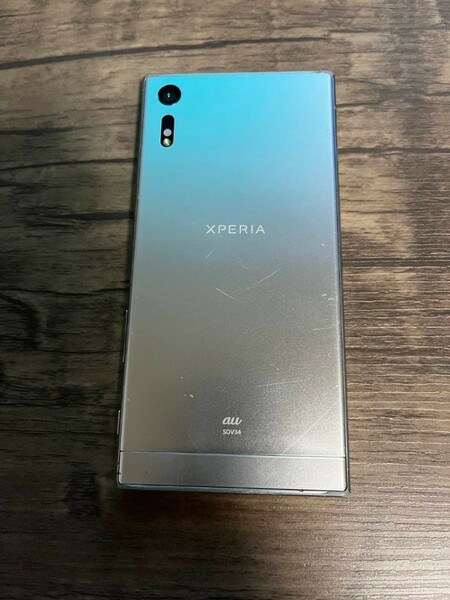 au Xperia TM XZ SOV34 シルバー SONY SIMロック解除済み Android ネットワーク利用制限◯