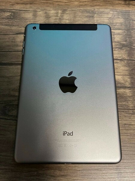 au iPad mini 2 Wi-Fi+Cellular モデル 16GB Apple スペースグレイ 完動品 ネットワーク利用制限◯