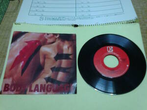 Queen：Body Lunguage / Life Is Real ( Song For John Lennon ) ；USA Elektra 7 inch 45 with Picture Sleeve // E-45472