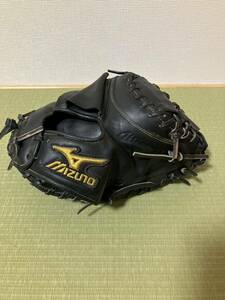 美品　ミズノプロ　硬式キャッチャーミット　MIZUNOグローブ　グラブ　捕手用 