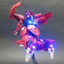 バンダイ HG 1/144 機動戦士ガンダム 水星の魔女 ダリルバルデ 拡張パーツセット LED電飾 塗装完成品_画像10