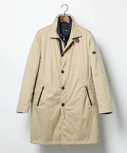 JOSEPH ABBOUD MOUNTAIN × MIZUNOコラボ ダウンコート 3WAY■新品同様 定価132,000円 Lサイズ■ベージュ ステンカラー ゴアテックス