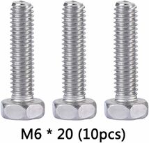 6mmｘ20mm 除雪機汎用シャーボルト 10本入り シャーピン ホンダ フジイ クボタ ヤンマー ヤマハ ワドー_画像5