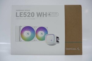 【未開封】DEEPCOOL LE520 WH 240mm 簡易水冷 2-B021X/1/100