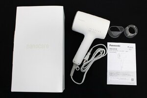 未使用品 Panasonic nanocare EH-NA0J-W ヘアードライヤー ナノケア 2022年製 ウォームホワイト パナソニック 2-G096X/1/100