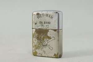 ZIPPO ジッポー VIET-NAM BA NANO 71-72 skull and crossbones ジャンク 2-C055/1/60P