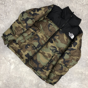 ★ THE NORTH FACE ザ ノース フェイス NOVELTY NUPTSE JACKET ノベルティー ヌプシ ジャケット カモ柄 サイズL ND92336 104