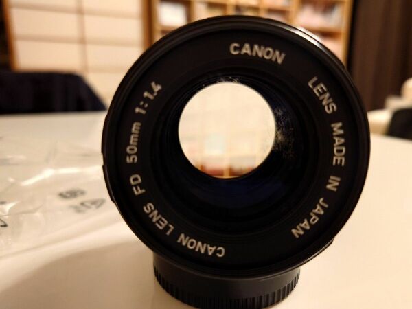 CANON FD 50mm F1.4 オールドレンズ　マイクロフォーサーズへのマウントアダプタ付