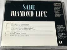 国内盤CD/SADE/シャーデー/ダイヤモンド・ライフ 送料¥180_画像6