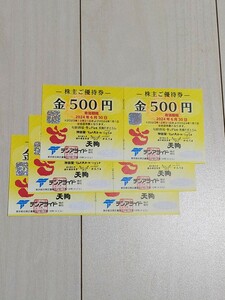 テンアライド　株主ご優待券　3000円分　有効期限2024年6月30日