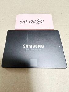 SD0080【中古動作品】SAMSUNG 860 EVO 内蔵 SSD 500GB /SATA 2.5インチ動作確認済み 使用時間4316 H 