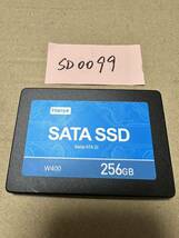 SD0099【中古動作品】HANYE W400 256GB 内蔵 SSD /SATA 2.5インチ動作確認済み 使用時間157H _画像1