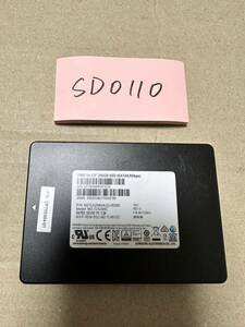 SD0110【中古動作品】SAMSUNG 内蔵 SSD 256GB /SATA 2.5インチ動作確認済み 使用時間5789H