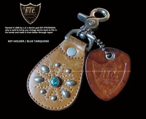 # HTC (Hollywood Trading Company) KEY HOLDER / BLUE TARQUOISE #