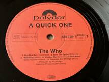【LPレコード】a quick one/the who/ア・クイック・ワン/ザ・フー【EU盤】重量盤でいい感じの盤です_画像4