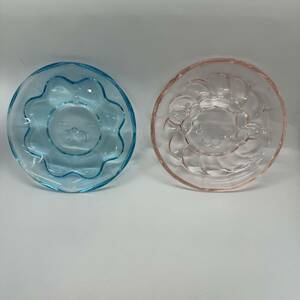 ミスタードーナツ　ポンデライオン　ポンデリング　ガラス製小皿2枚セット