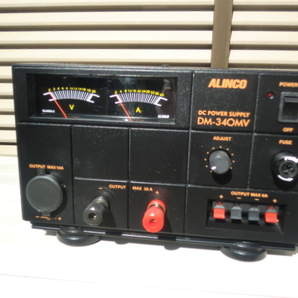 ALINCO DC POWER SUPPLY DM-340MV ★未使用長期保管品・送料・税込み★の画像1