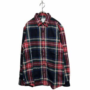 ●洗濯プレス済み● L.L.Bean エルエルビーン アウトドア コットンフランネルシャツ チェックシャツ sizeM【1760】