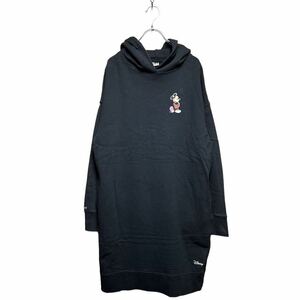 ●洗濯プレス済み● UNIQLO UT ユニクロ ディズニー ミッキーマウス ロングスウェットパーカー sizeL【1767】