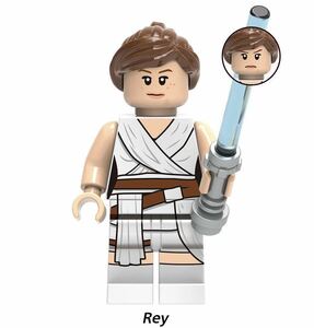 1体　rey スターウォーズ　マンダロリアン ブロック　ミニフィグ　レゴ　LEGO 互換 ブロック ミニフィギュア レゴ 互換 b