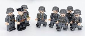 ドイツ軍　軍人　戦士　8体セット マーベル アベンジャーズ　ブロック ミニフィグ レゴ LEGO 互換 ミニフィギュア　hk 2