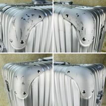 【美品】RIMOWA リモワ TOPAS トパーズ 最大容量 104L 4輪 MW TSAロック オリジナル ORIGINAL チェックイン アルミニウム キャリー ケース_画像6