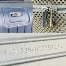 【人気モデル】RIMOWA リモワ SALSA サルサ 98L 4輪 MW TSAロック チェックイン L マットグレー シルバー系 超軽量 キャリー スーツ ケース_画像10