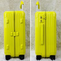 現行【美品】RIMOWA リモワ ESSENTIAL エッセンシャル CABIN キャビン 36L 機内持ち込み 4輪 MW TSAロック SAFFRON サフランイエロー_画像3