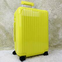 現行【美品】RIMOWA リモワ ESSENTIAL エッセンシャル CABIN キャビン 36L 機内持ち込み 4輪 MW TSAロック SAFFRON サフランイエロー_画像1