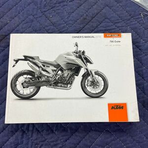 ◎KTM 790DUKE 取扱説明書