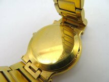 1円◇稼働◇　グッチ　9200N　　ゴールド　クオーツ　ユニセックス　腕時計　コマ　J59609_画像4